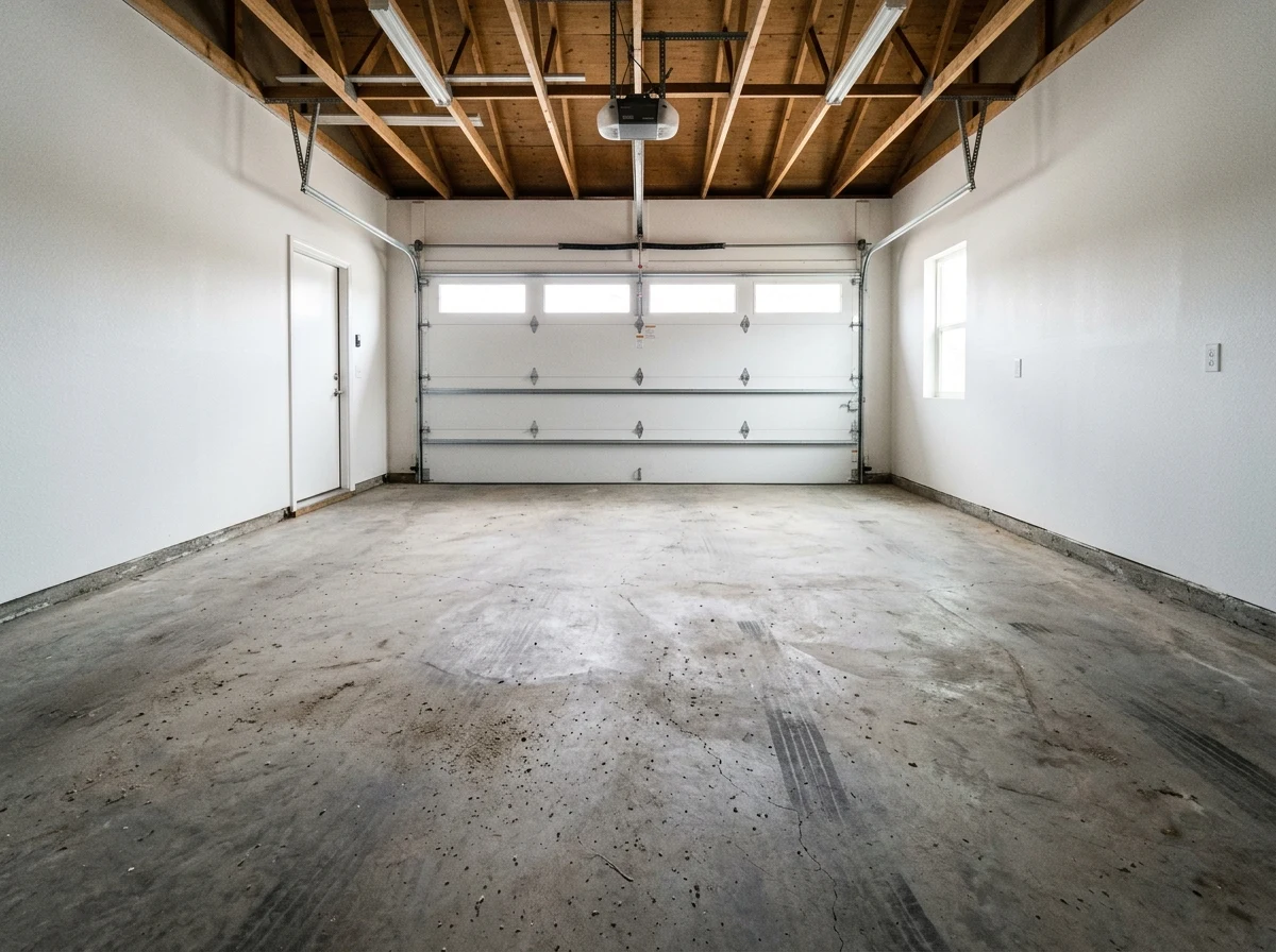 Before Unsealed Concrete Floor