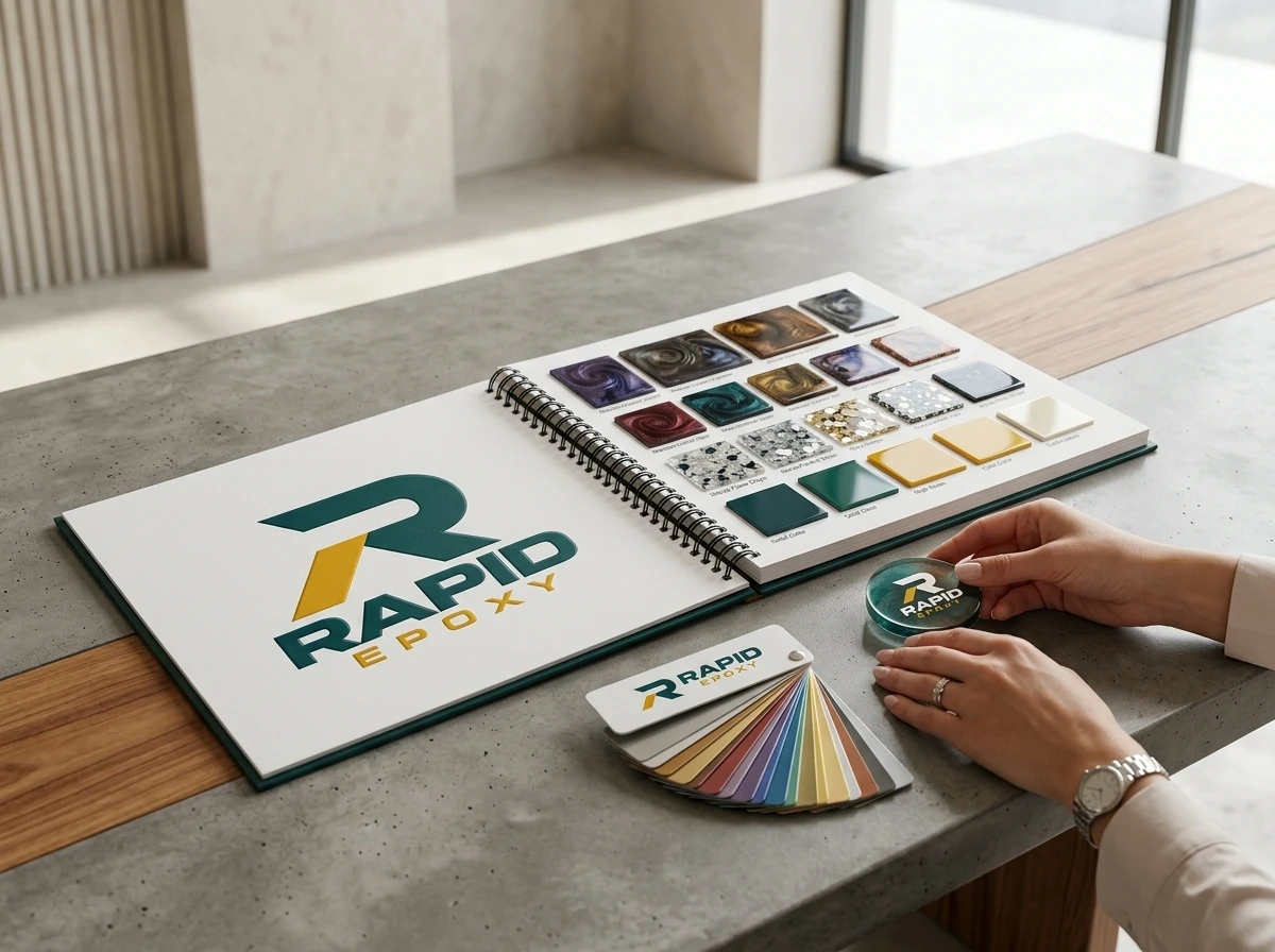 Rapid Epoxy Sample Book & Cured Discs