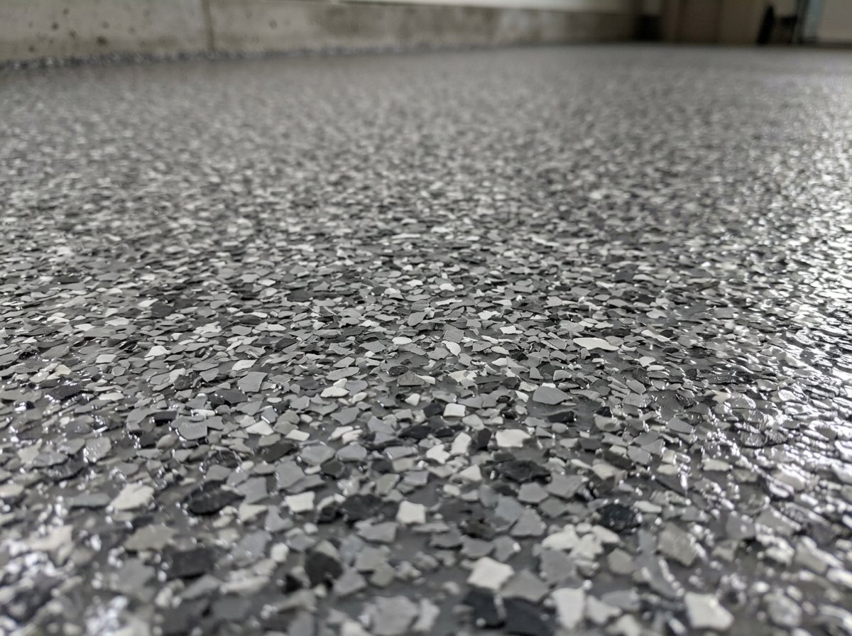 Epoxy Flakes Texture Floor
