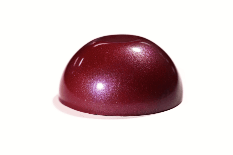 Crimson Red Metallic Marble